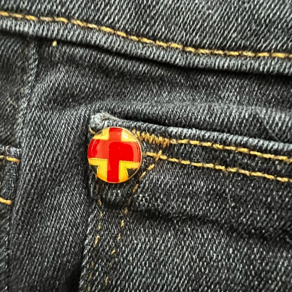 Hudson Women's Jeans Nico Midrise Super Skinny Blue Denim Stretch Size 25 - Picture 6 of 8